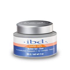IBD Gel duro cristal claro para acabado cristalino y resistente.