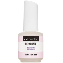 IBD aerosol deshidratante de preparación de uñas, frasco visible, favorece adherencia.