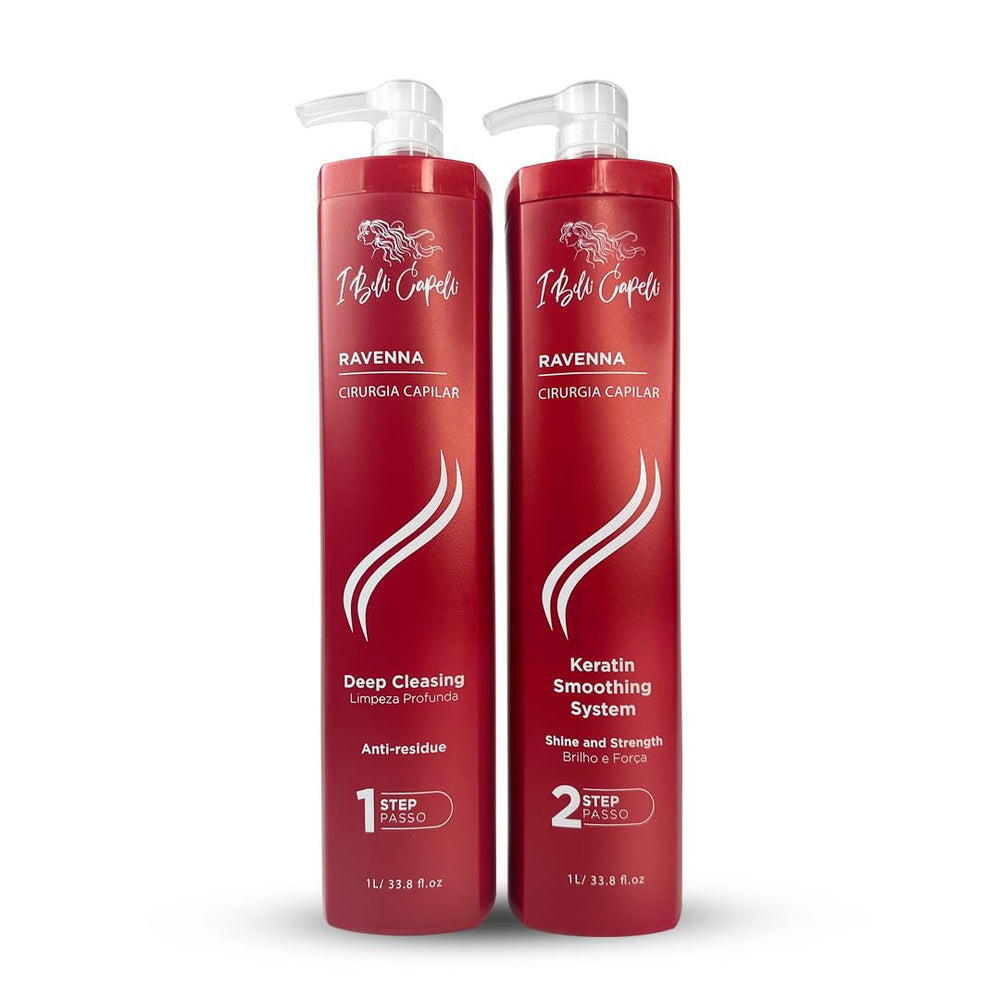 I Belli Capelli Ravenna clarifying shampoo bottle for salon-grade prep