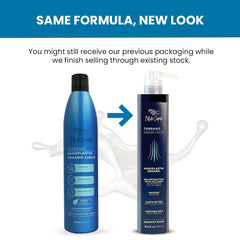 I Belli Capelli Torrano spray application in use for quick coverage.