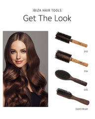 Ibiza Hair lightweight round brush designed for easy daily use