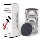 IBN G 60-grit disc for foot file with gentle exfoliation.