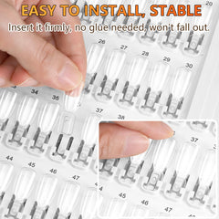 I·B·N G C11 detachable nail tips allow flexible color organization.