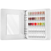 I·B·N G C11 nail color display cover shows colors with premium PU leather.