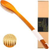 ICANdOIT brocha de ducha con cerdas naturales para exfoliar suavemente la piel