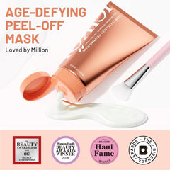 Close-up of hyaluronic acid layer in ICIKOL mask for plump skin