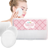 ICOTLE large oval cotton pads pack view for easy makeup removal