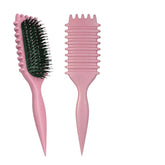 iDAOLI Curl Defining Brush demonstrates compact design for on-the-go styling and defined curls.
