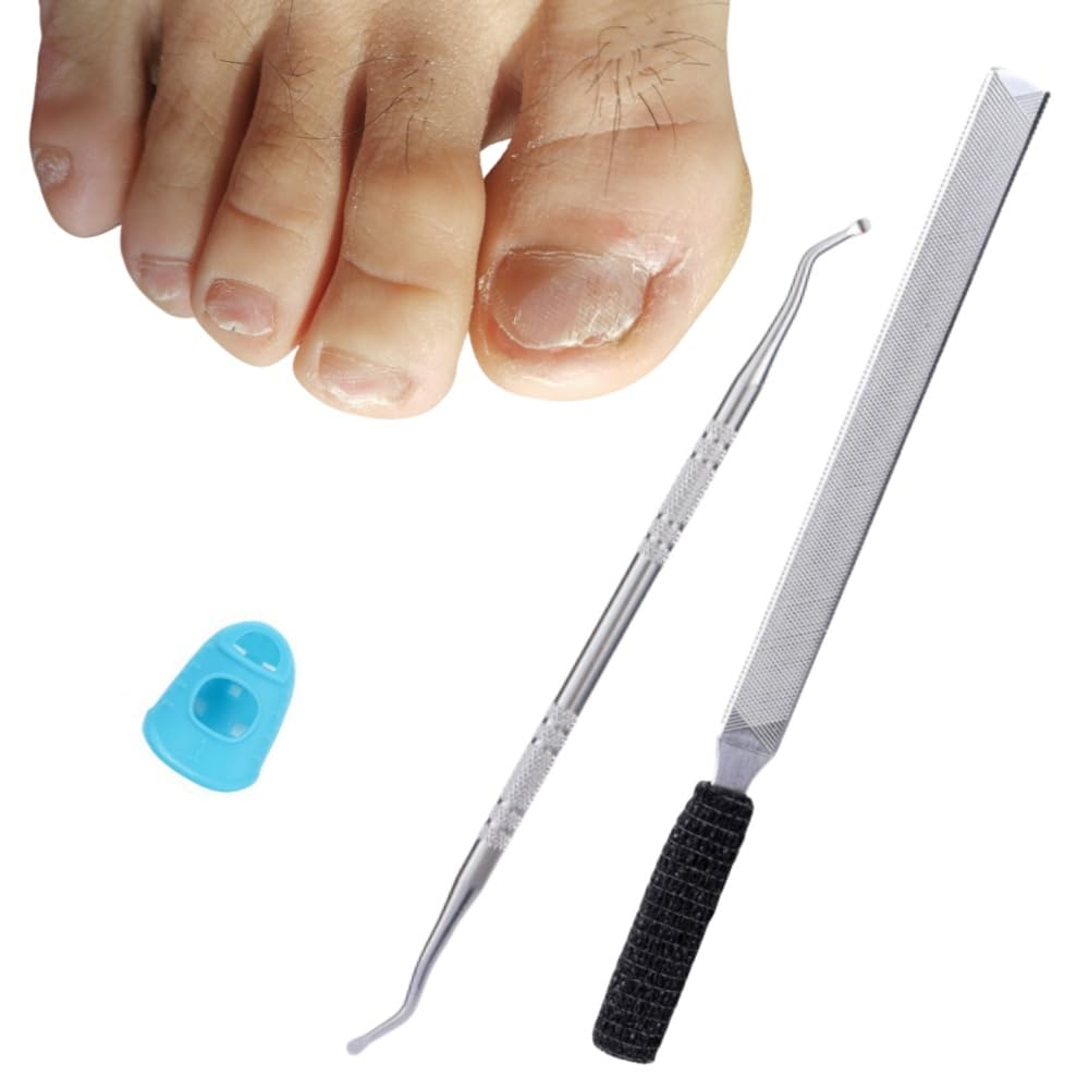 IDOU 3-in-1 heavy-duty file for thick nails, improving control during filing
