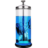 IEBARBER disinfectant sterilizer jar glass 50oz for efficient tool sanitation.