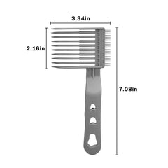 Iemtic Blend Friend Fade Comb teeth close-up emphasizes gradient length control