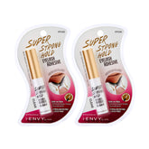 ienvy eyelash adhesive bottle close-up showing strong hold and clear drying