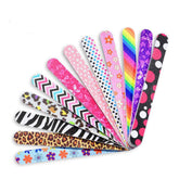 IFUNSON colorful emery boards 12-pack for quick at-home filing