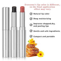 IFVGFB Honeynoir-Pink Lipstick swatch in daylight reveals natural pink glow.