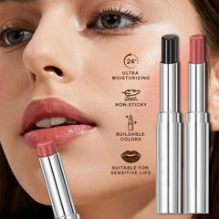 IFVGFB Honeynoir-Pink Lipstick tube close-up with smooth texture.