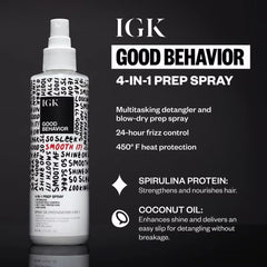 IGK Good Behavior 2-pack display showing travel and full-size options