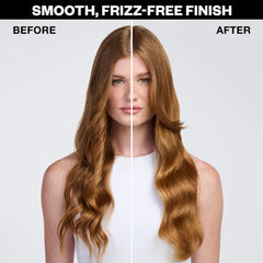 IGK Good Behavior finishing spray illustrating brushable hold.