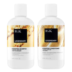 IGK Legendary Dream Shampoo bottle shows hydrating formula for healthier-looking hair