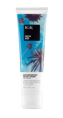 IGK Rich Kid bottle front shows sleek packaging for quick styling
