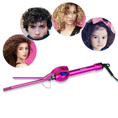 iGutech hair curler with LCD display for precise temperature control