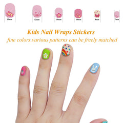 IHUKEIT cat design nail stickers provide easy, cute art for kids