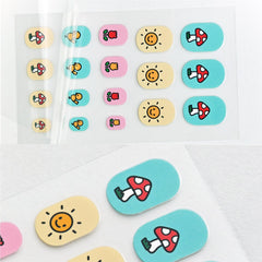 IHUKEIT flower design nail stickers offer colorful floral nail art fun