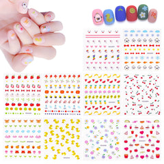 IHUKEIT pegatinas de uñas con animales para niñas: decoración divertida y duradera.