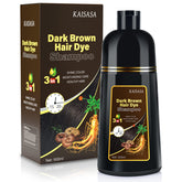 IIIMEIDU Tinte Shampoo cabellos grises con cobertura natural y brillo.