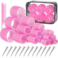 IKOCO Hair Rollers Set packaging with four-size collection for versatile styling.