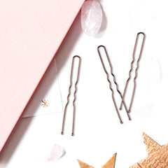 IKOCO U-shaped pins with a wavy design grip hair firmly for updos