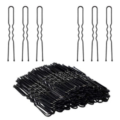 IKCO U-shaped hair pins 2.4 inch hold buns securely without snagging hair.