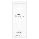 ILES FORMULA shampoo bottle demonstrates hydrating formula for dry hair.