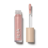 ILIA Chromatic Eye Tint Aura swatch shows pink pearl shimmer for long-lasting crease-free wear