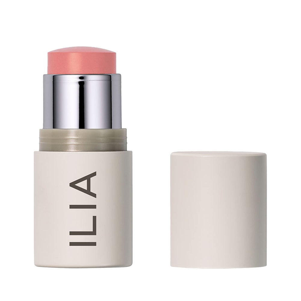 ILIA Multi-Stick The Mood creamy lip and cheek color close-up with a seamless glow