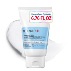 Illiyoon Ceramide Ato Concentrate Cream jar delivers lasting moisture.