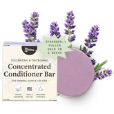 The Earthling Co. Volumizing Conditioner Bar — Thickening, Fullness & Growth (Wild Lavender, 1.8oz, USA Made)