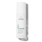 IMAGE Skincare ORMEDIC cleanser bottle shows gentle foaming action for balanced skin