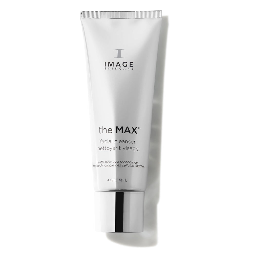 IMAGE Skincare The MAX Cleanser bottle closeup for gentle peptide-rich cleanse