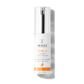 IMAGE Skincare Vital C eye recovery gel close-up highlighting brightening, hydrating under-eye care.