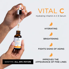 IMAGE Skincare Vital C bottle pump close-up for easy daily application