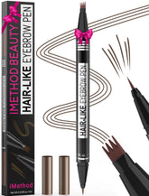 iMethod Cejas: punta 4 ramas para rellenar con trazos naturales.