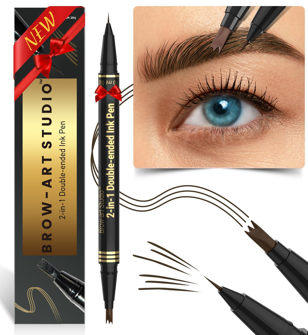 iMethod Lápiz Microblading Cejas con punta de tres puntas para trazos realistas