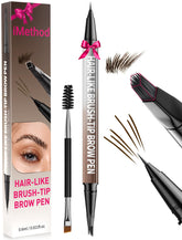 iMethod Cejas Pen con doble punta para definir y rellenar con acabado natural