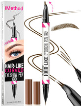 iMethod lapiz cejas curva punta curva para trazos realistas.