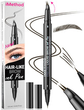 iMethod lapiz cejas curvado para trazos pelo realistas y relleno suave en zonas dispersas