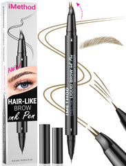 iMethod lapiz cejas curvado para trazos finos y naturales.