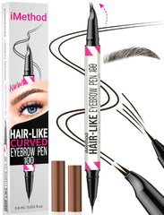 iMethod lapiz cejas punta curvada para trazos finos y de aspecto natural