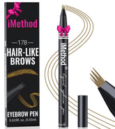 iMethod lapiz cejas punta micro cuatro garras para trazos finos y naturales.
