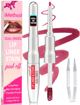 iMethod destaca el enfoque dos-en-uno para delinear y colorear labios duraderos.