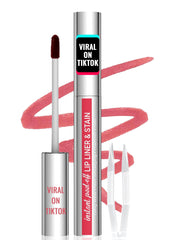 iMethod Tinte Labial muestra la aplicación con pinza para delineado preciso y cómodo.